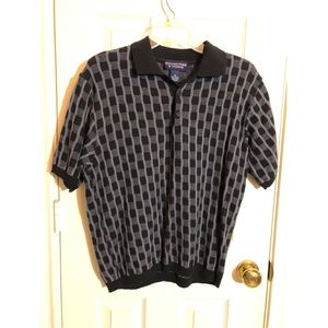 Roundtree & Yorke Knit Shirt Made in ITALY